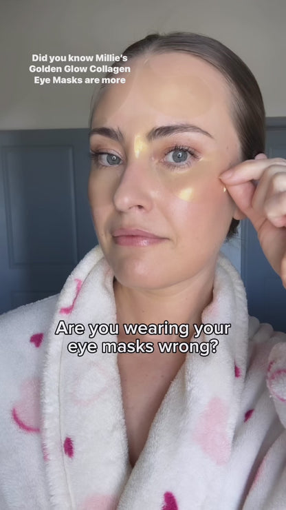 Golden Glow Collagen Eye Masks (30 Pairs)
