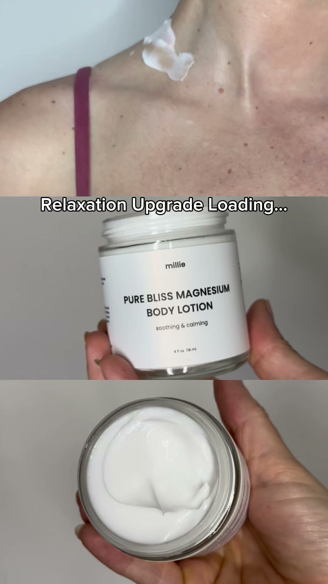 Pure Bliss Magnesium Body Lotion Video